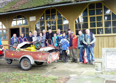 Großauer Friedhof: Arbeitseinsatz