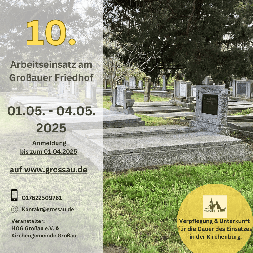 10. Arbeitseinsatz am Großauer Friedhof